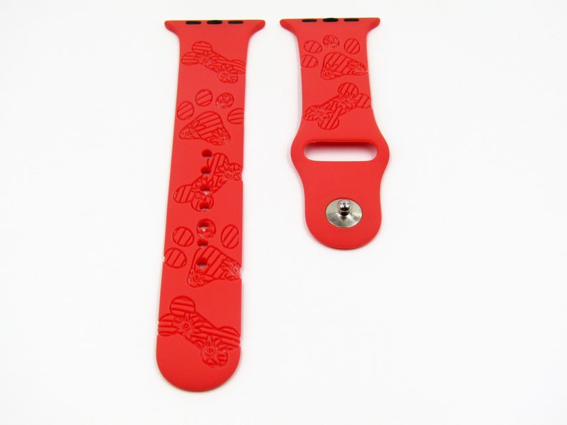 Dog Paw Print Apple Watch Band Dog Lover Custom Apple Watch Etsy