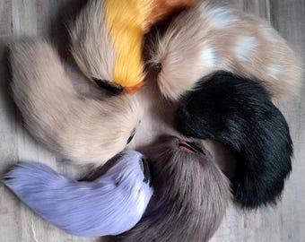 Nub Tails - various colors and patterns, 10" tail for furries, therians, cosplay, etc.