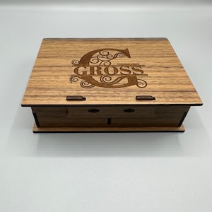 Personalized Double Card Deck Holder