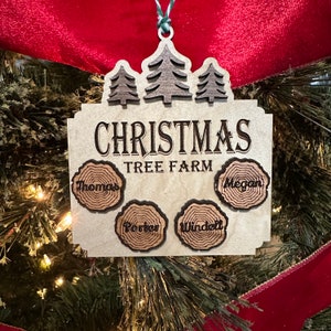 Christmas Tree Family Ornament