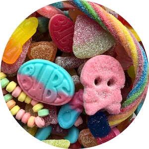 Retro Candy Necklace & Watch Dolly Bead Sweets Party Favours 