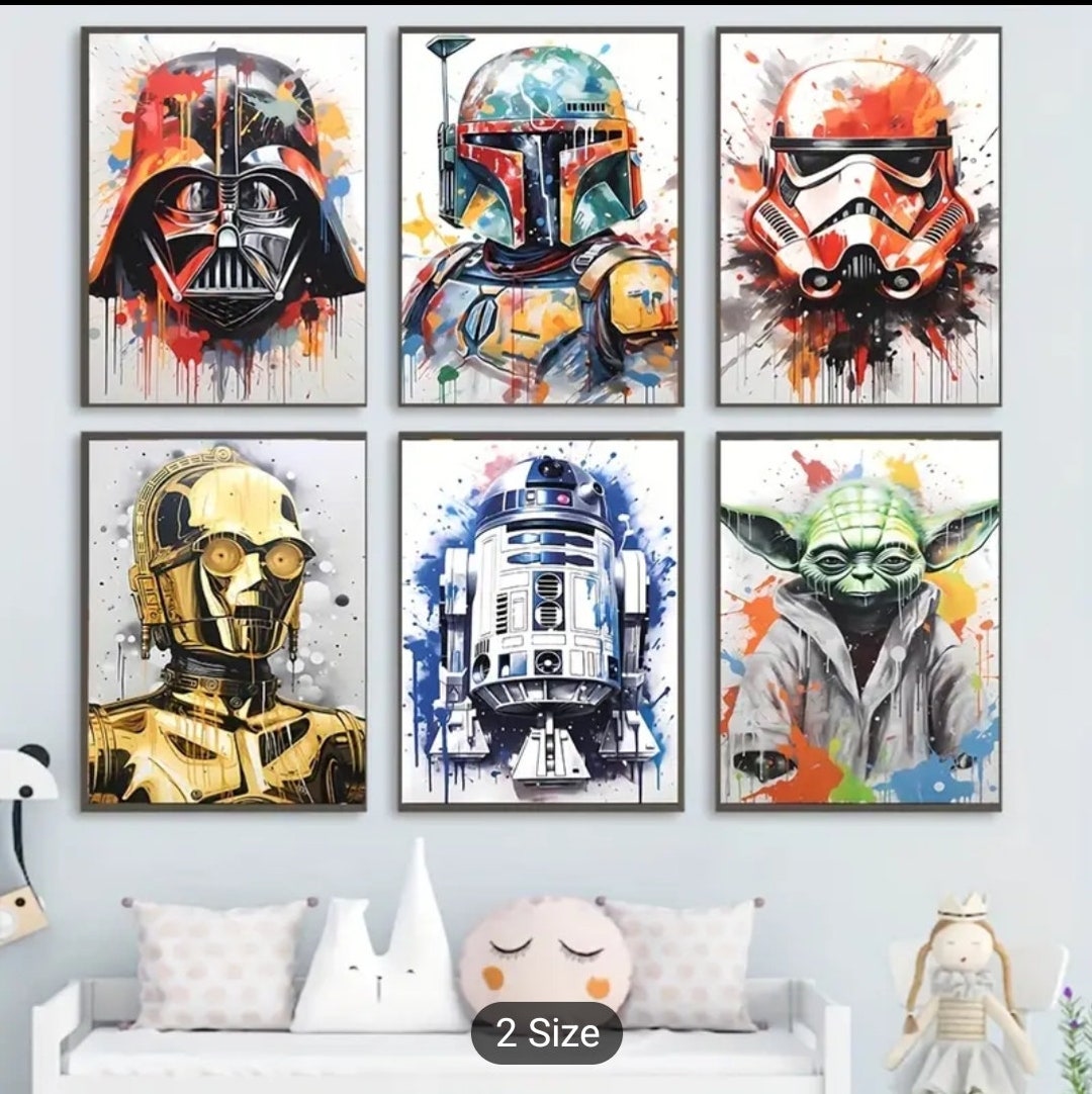 Star Wars Wall Art Star Wars Posters Star Wars Poster Star Wars Gift ...