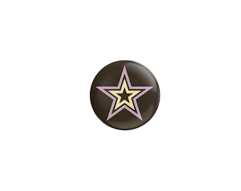 Double Star Button Pin