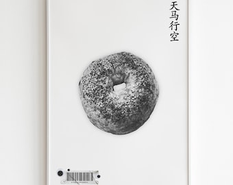 Everything Everywhere Bagel Poster
