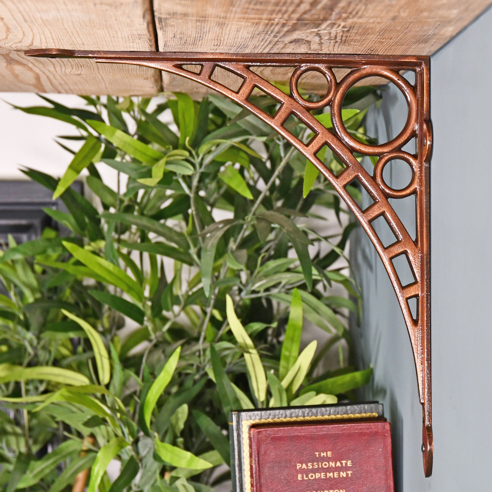 Ironbridge Antique Copper Shelf Bracket Large 33 X Etsy UK