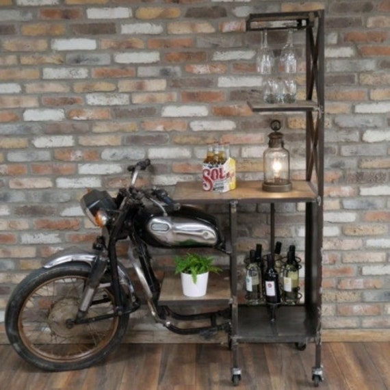 Motorcycle Bar/ Home Bar Indoor Bar Bike Lovers Bikers Etsy UK
