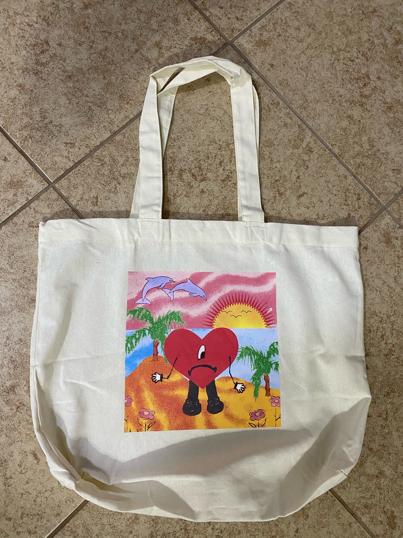 Bad Bunny Tote Bag Un Verano Sin Ti Bad Bunny Tote Bag - Etsy