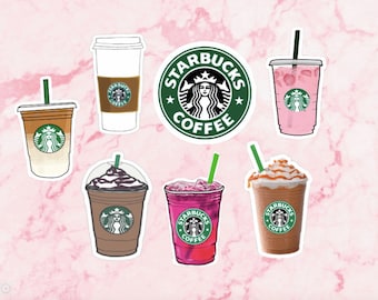 Custom Starbucks Hot Drink Sticker – ABDigitalStudio