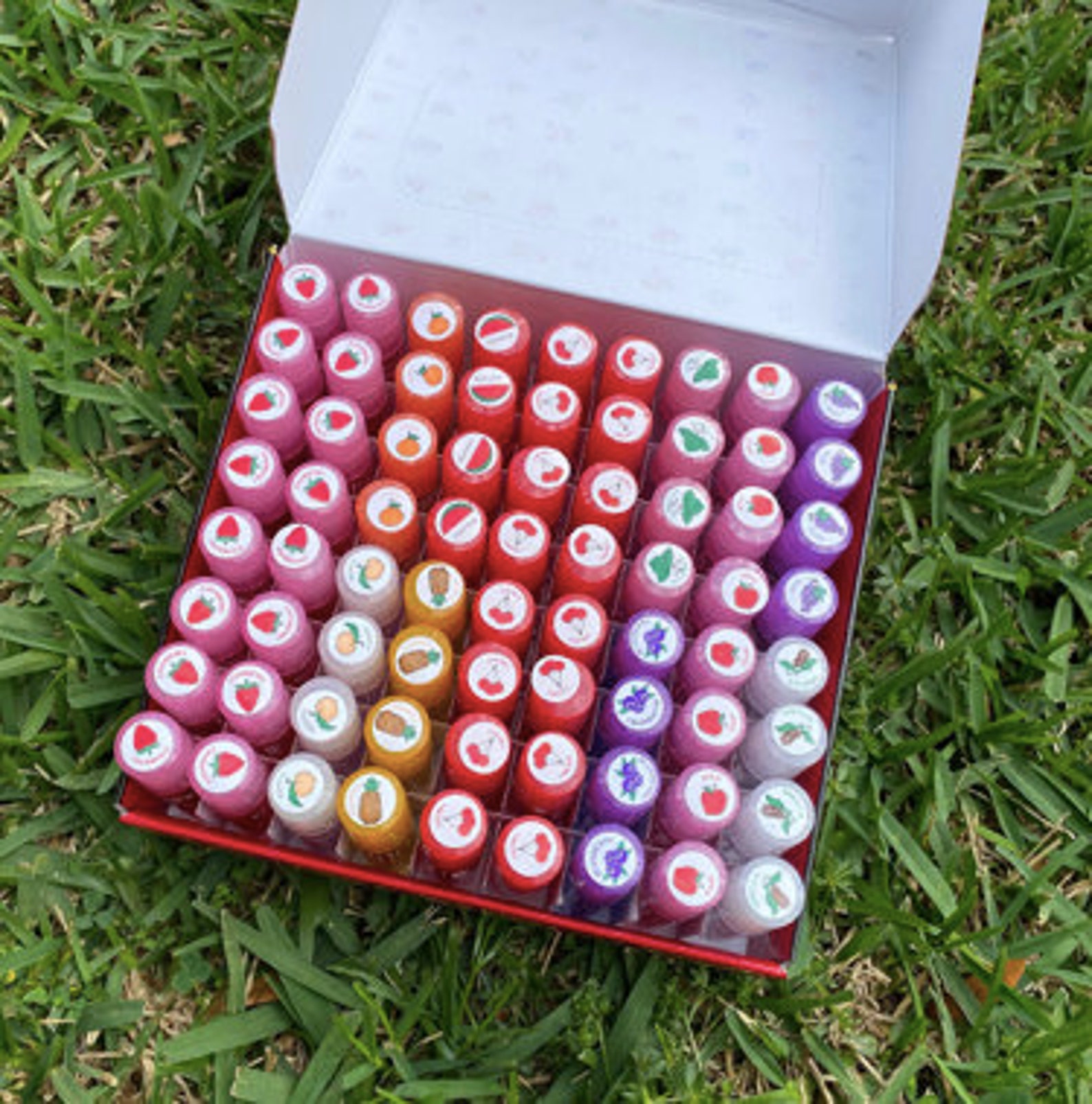 Kissing Fruit Gloss Lip Glow 90s Lip Gloss Fruit Flavor Etsy Australia