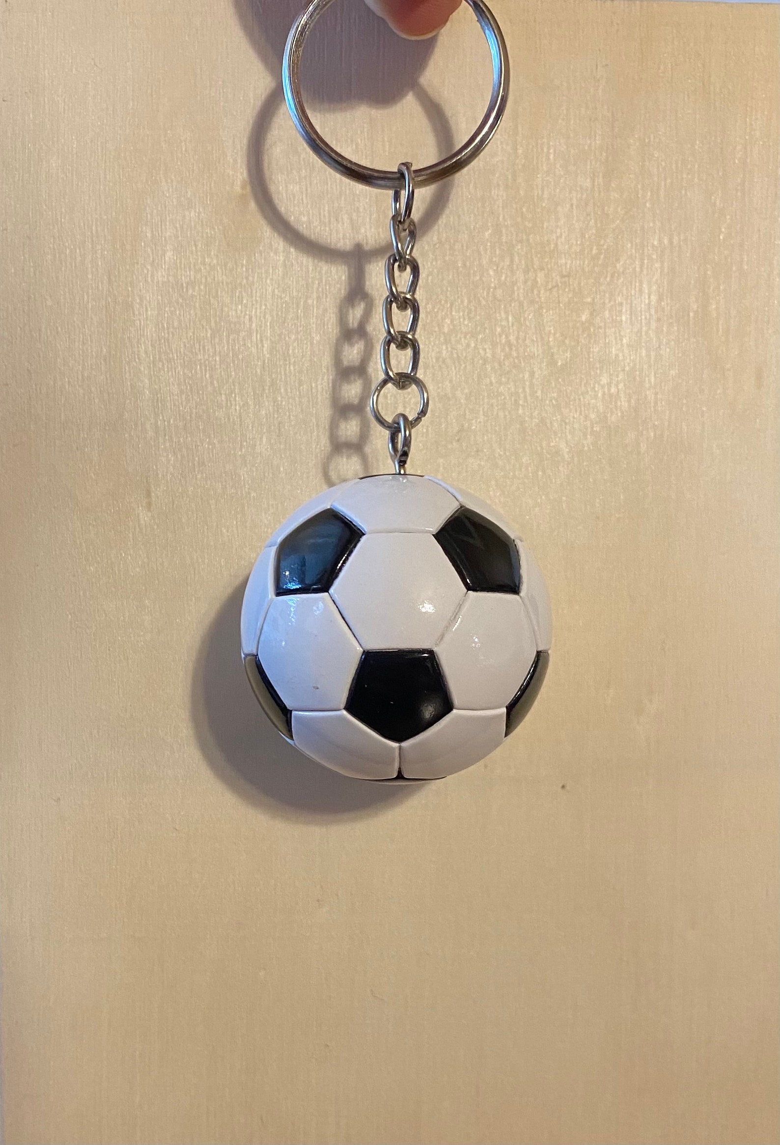 Soccer ball keychain personalized soccer ball keychain Etsy