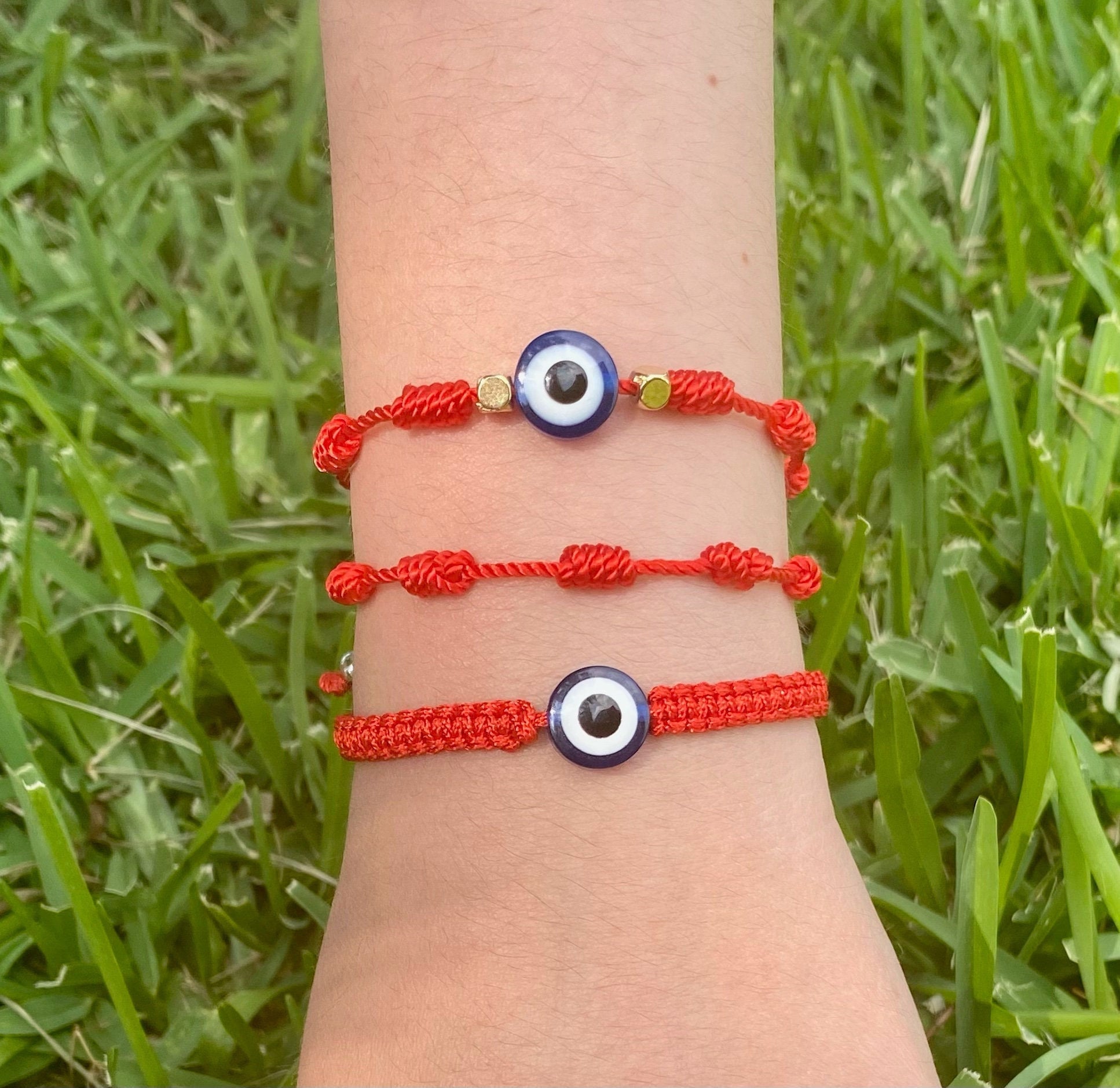 Evil eye bracelet, mal de ojo pulsera, amulet, protection bracelet, 7…