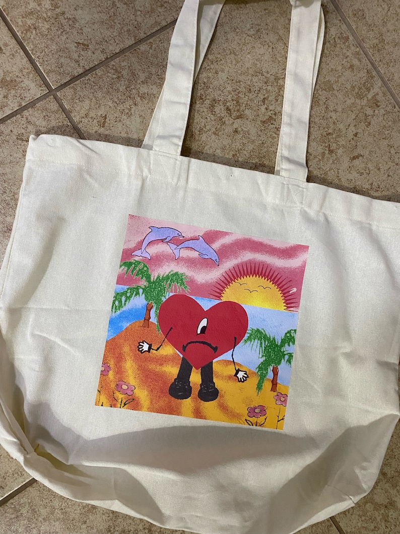Bad Bunny Tote Bag Un Verano Sin Ti Bad Bunny Tote Bag - Etsy