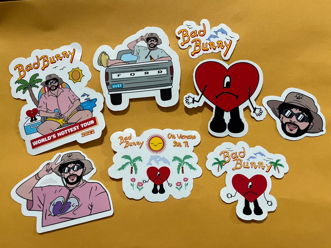 Un Verano Sin Ti 8 Pack Bad Bunny Sticker Pack Bad Bunny Decals El ...
