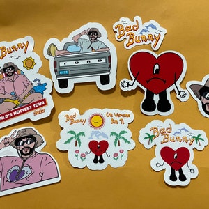 Un Verano Sin Ti 8 pack | Bad bunny sticker pack | bad bunny decals | el conejo malo | bad bunny sticker | bad bunny un verano sin ti