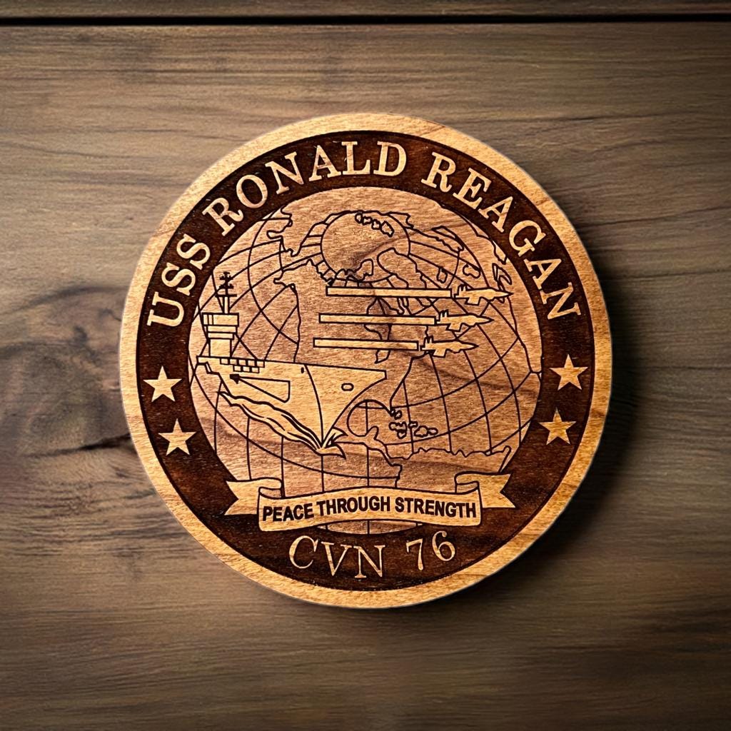 アメリカ海軍 CVN-76 USS RONALD REAGAN チャレンジコイン アメリカ海軍 CVN-76 USS RONALD REAGAN チャレンジコイン Uss ronald