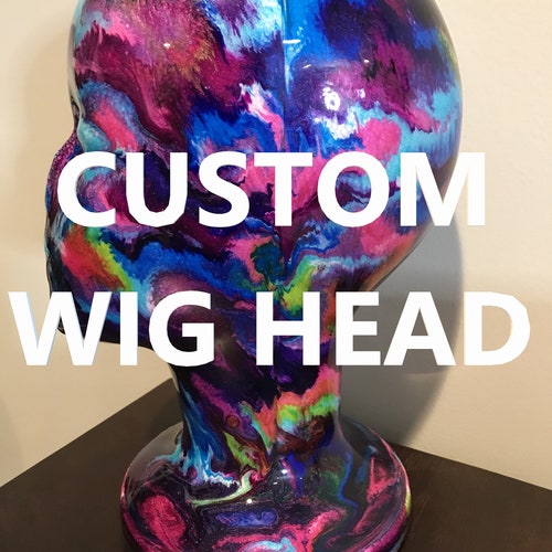 Custom ALCOHOL shops INK Wig Heads: One-Of-A-Kind & Unique