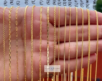 14K Gold Adjustable Chain, Any Size up to 24 Inch, Over 925 Silver, Franco, Singapore, Wheat, Square Box, Paper Clip, Round Box, BEST SELLER - Etsy 14K Gold Adjustable Chain, Any Size up to 24 Inch, Over 925 Silver, Franco, Singapore, Wheat, Square Box, Paper Clip, Round Box, BEST SELLER - Etsy