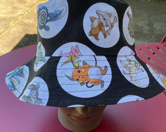 Pokemon/Monsters Bucket Hat