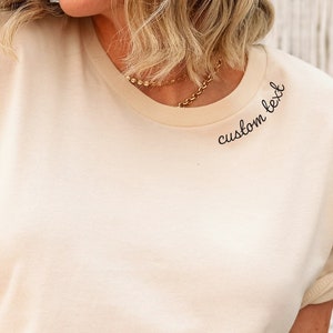New collar t-shirt hotsell