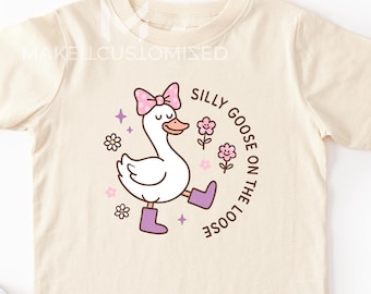 Silly Goose Toddler Shirt Funny Toddler Tee, KD70