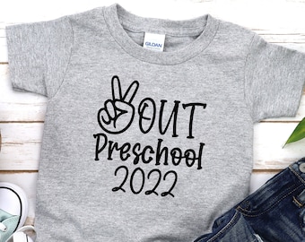 Preschool Graduation Boys Shirt, last day of preschool, pre k graduation shirt, kindergarten graduation,