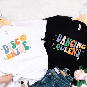 Disco Bachelorette Shirt, Retro Bridal Party Tee, Bachelorette Party Shirts, Bachelorette T-shirt, 90s Bachelorette Tees, BZ49