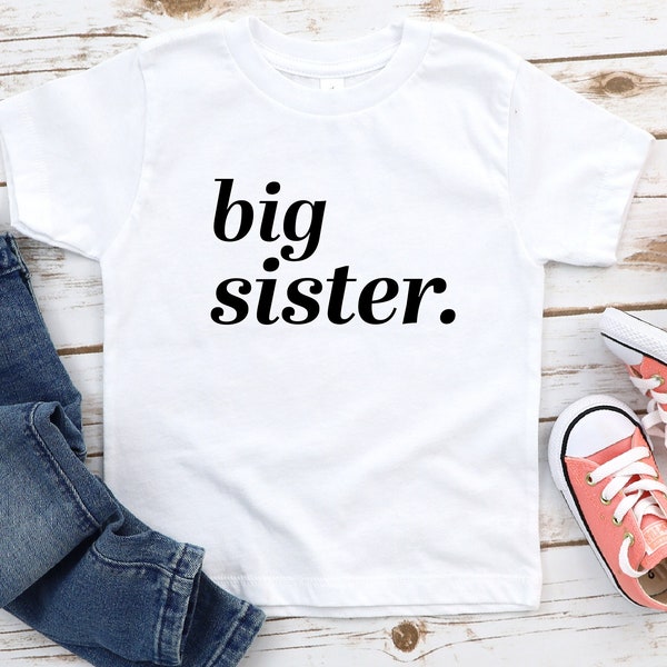 Big Sister Shirt, Big Sis Shirt, Big Sister Tees, Baby Announcement, Going To Be Big Sister Shirt, Big Sis Announcement, New Sibling Shirt,