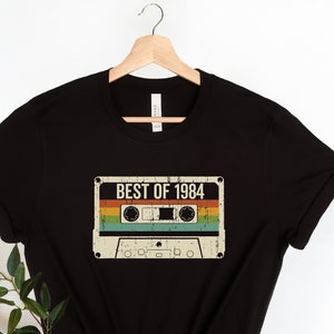 Best Of 1984 Shirt, 40th birthday shirt, Vintage Cassese 1984 shirt, Forty AF Shirt, Birthday Gift For Her, 40th birthday gift