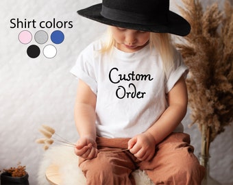 Custom Toddler shirt, Custom Kid shirts, Personalized Kid shirts, Kids Shirt, Gift For Kids, Kids Clothing, Toddler Shirt,