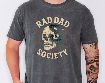Comfort Colors® Rad Dad Society Shirt, Cool Dad Club, Father's Day,