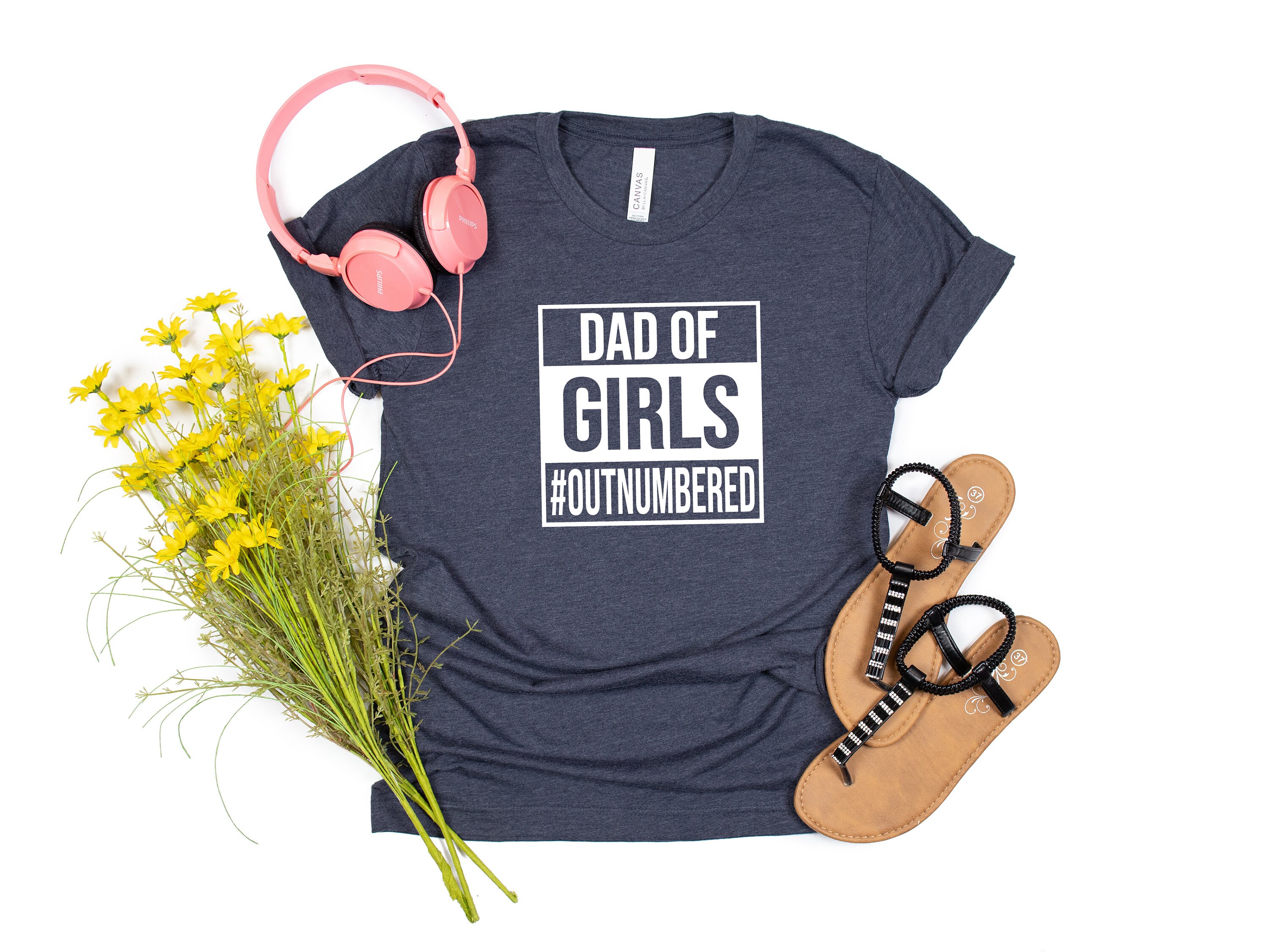 Dad of Girls Shirt Funny Dad Shirt Girl Dad Shirt Fathers Etsy Canada