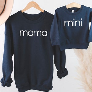 Mama and Mini Matching Set Sweatshirt, Mommy And Me Sweatshirt, Mommy and me Matching sweater, Mama And Mini Sweater, Trendy Sweatshirt, bild 3