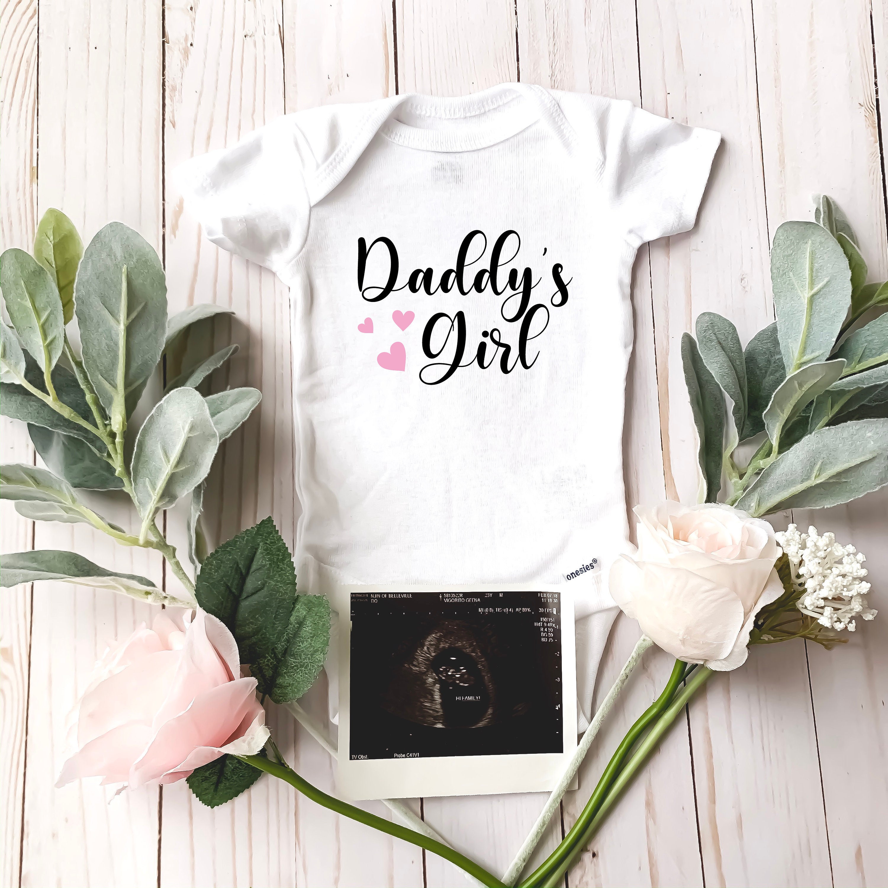 Baby Girl Onesie® Daddy's Girl Onesie® Baby Etsy