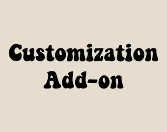 Customization Add-on