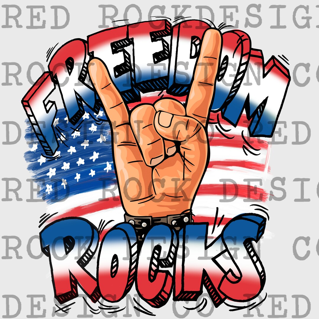 Freedom Rocks PNG - Etsy