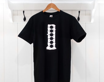 Straight 6 Engine T-shirt - Car Enthusiast Shirt