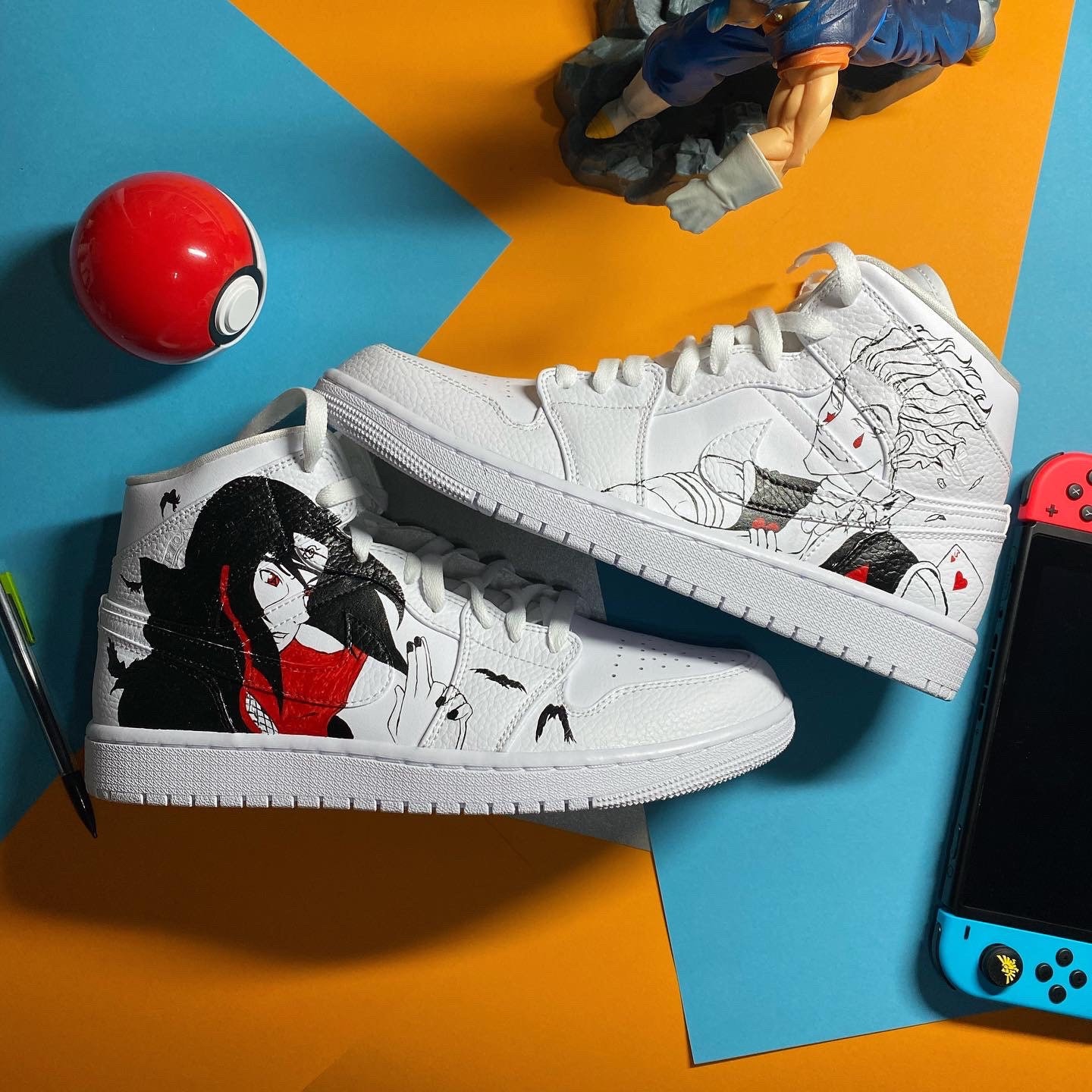 Anime Characters Custom Air Jordan 1s - Etsy Anime Characters Custom Air Jordan 1s - Etsy