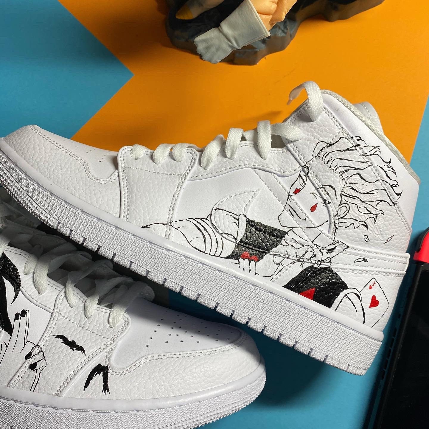 custom jordans anime