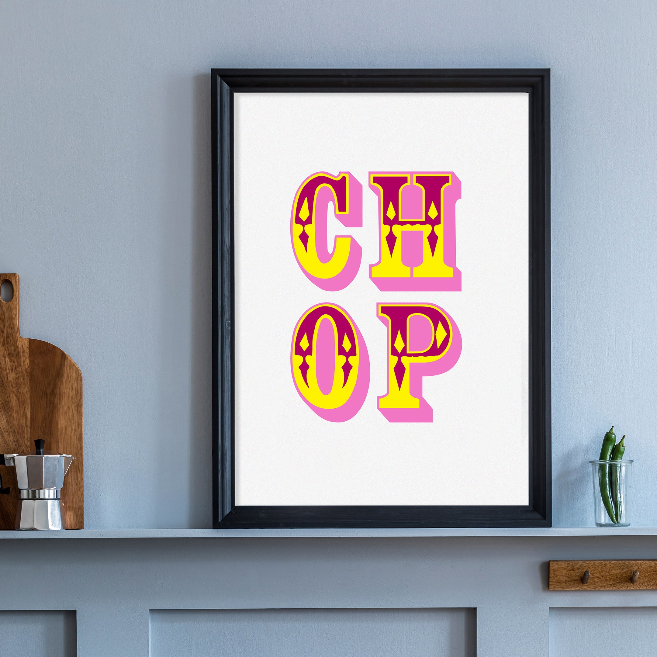 Impresión de la cocina arte de la pared de la cocina | Etsy