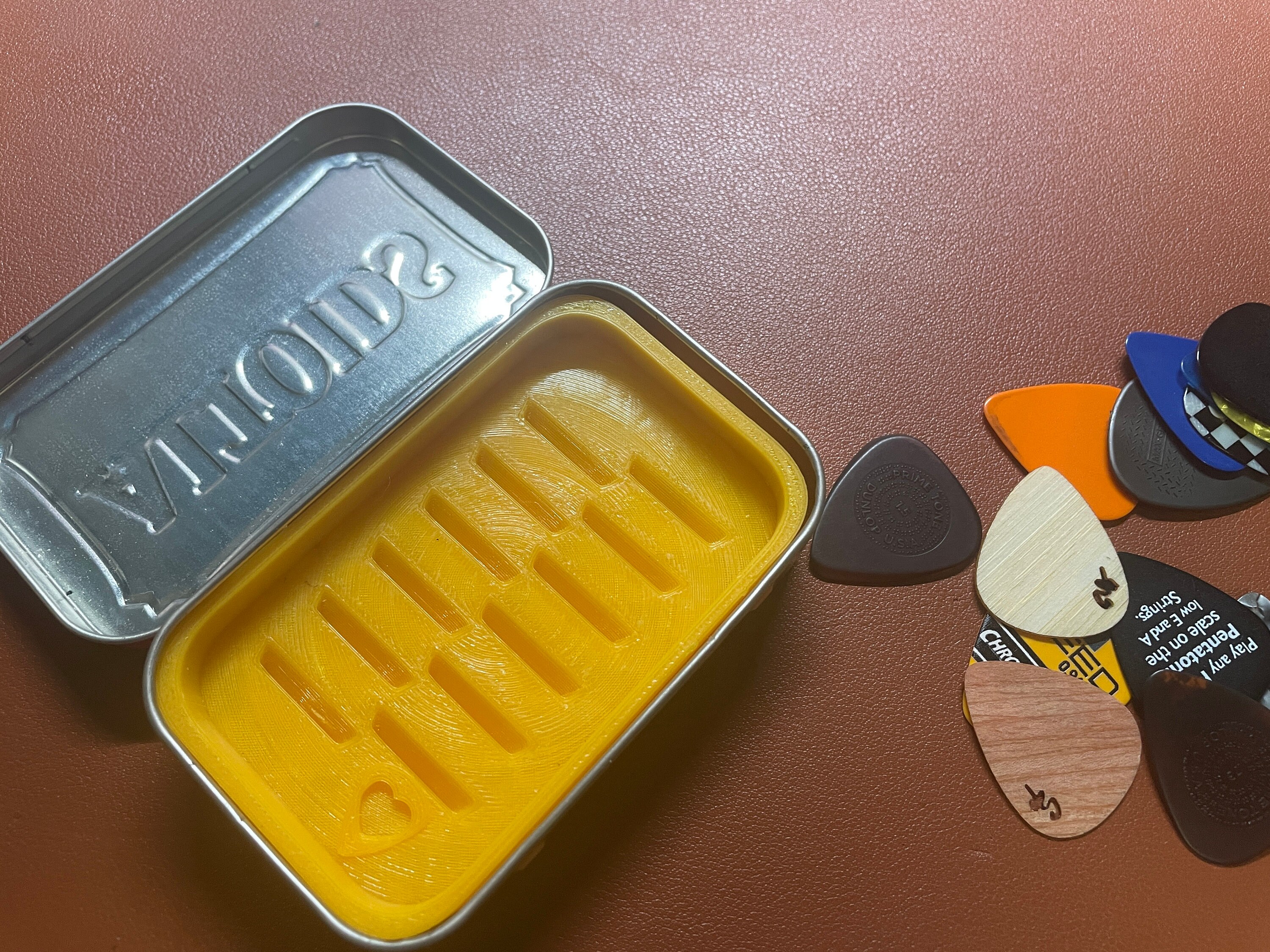 Altoids Guitar Pick Case 3D Printed, Tin Optional picks Not Included - Etsy
