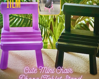 Phone Seat - Personalized Cute Mini Chair Phone and Tablet Stand