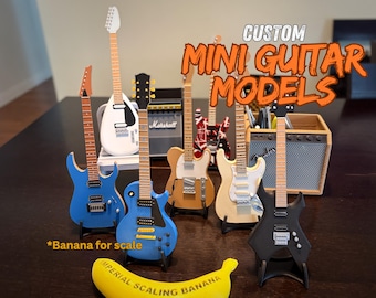 Custom Mini Guitar Models – Detailed 1:4 Scale Replicas. Made in the USA.