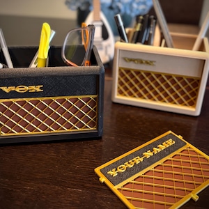 VOX Amp Pencil Holder: Music Lover's Desk Organizer