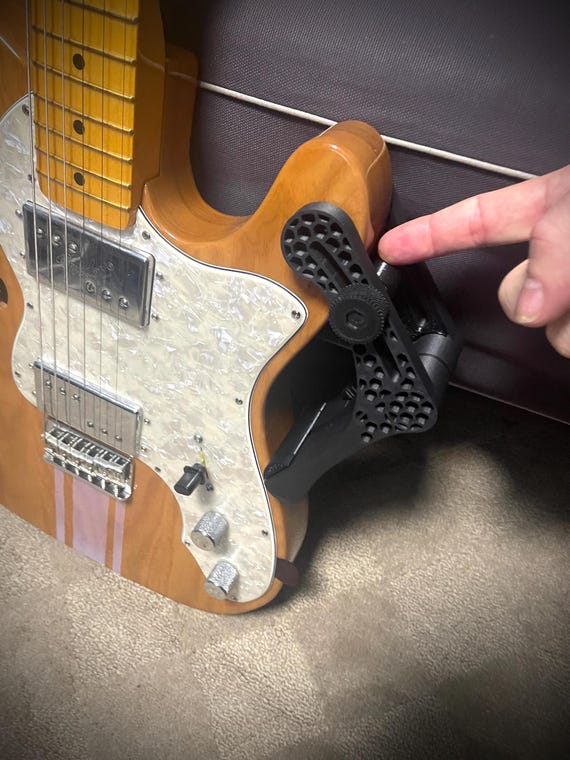 Supporto Per Chitarra Rockible - Regolabile In Altezza E Angolazione, Per Gamba - Foto 1