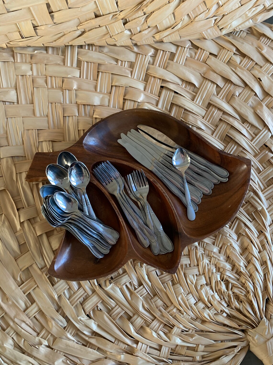 Vintage 48 Piece Northland Stainless Steel Silverware/Flatware Etsy