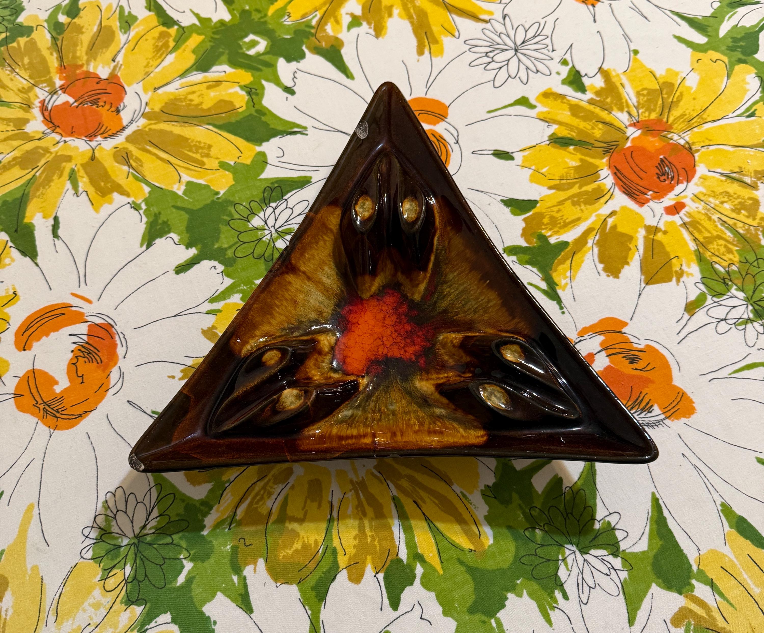 Vintage Usa California Red Ashtray - Etsy