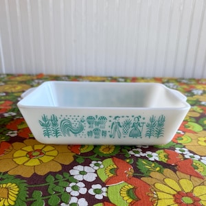 Vintage Pyrex Amish Butterprint Refrigerator Dish (0503) 1 1/2 Quarts