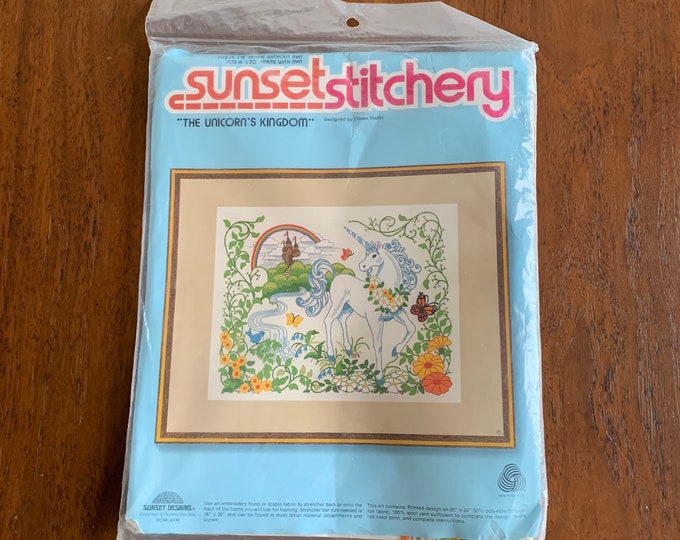 Kit De Broderie Vintage Dimensions 1981 Coussin Fée Des Dents 9 Pouces NEUF
