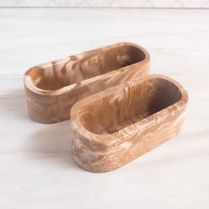 Business Card Holder | Chocolate Swirl