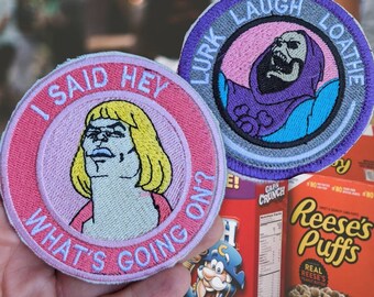 Saturday morning cartoon patch/ funny patch/ meme patch 3"